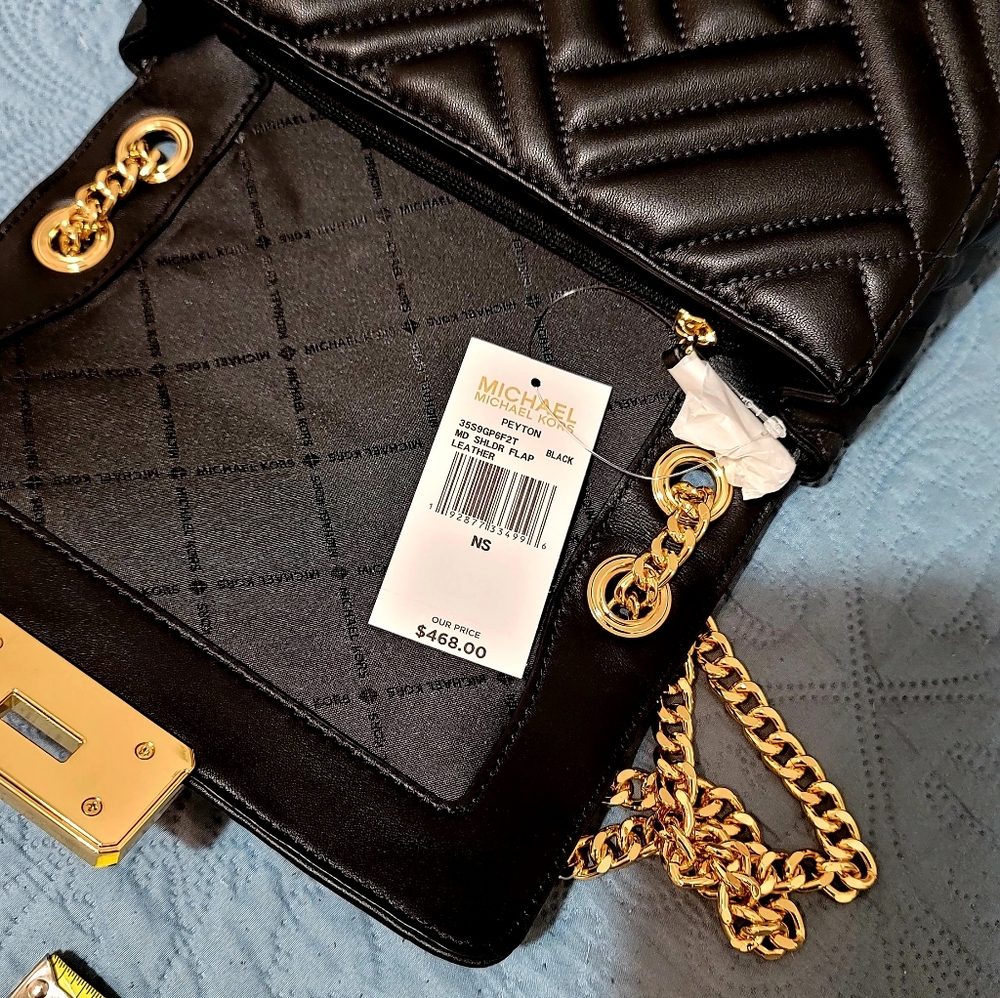 NWT-Michael Kors Quilted cross body
